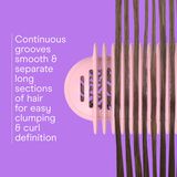 Conair Curl Define Pro Detangler Hair Brush, For Longer Hair with Tight Curls, Pink, 1 Pk, , small 6