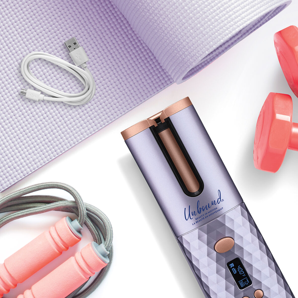 Unbound&trade; Cordless Auto Curler