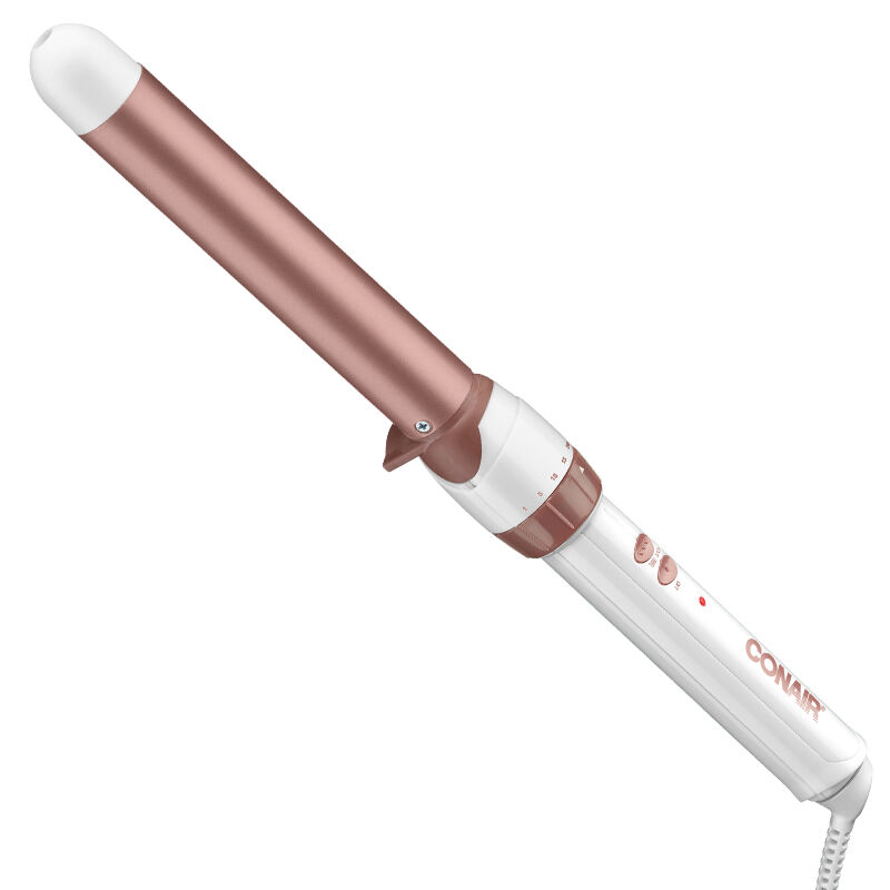 1" Double Ceramic Clipless Curling Iron, , medium
