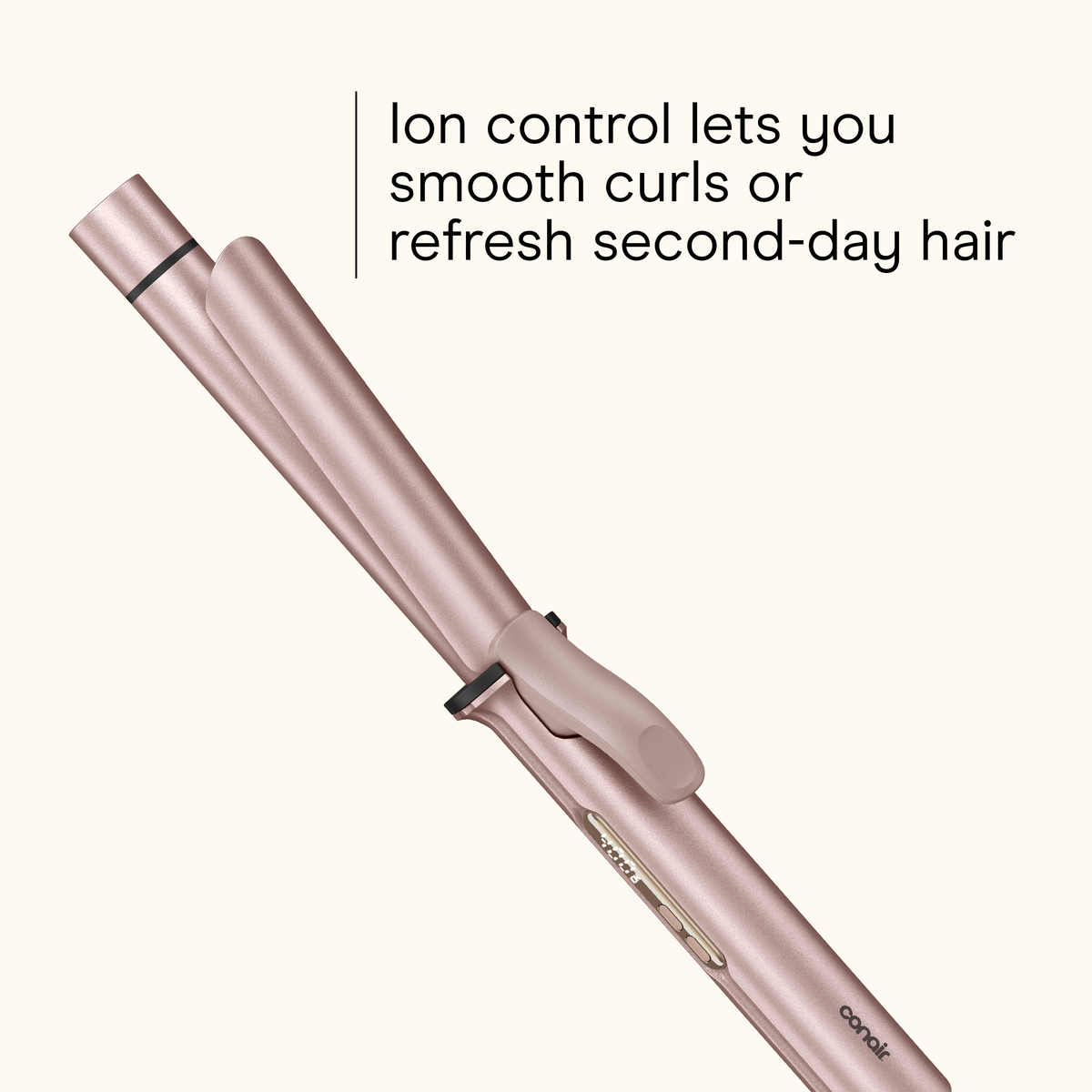 InfinitiPRO by Conair Fer &Agrave; Friser Et Brosse &Agrave; Air Chaud, C&eacute;ramique Titane, Baril De 1,5 Pouce, Or Rose, 1 Paquet, , large 4