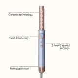 Multi‑Styler Soufflant Wet‑to‑Dry DigitalAIRE InfinitiPRO par Conair, C&eacute;ramique & Ionique, Violet/Or Rose, 1 Pc, , small 2