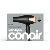 InfinitiPRO by Conair 1875W Professional AC Motor Rose Gold Hair Dryer, Tourmaline Ceramic , Black/Rose Gold, 1 Pk, , small 2