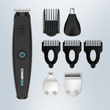 Conair Man Tondeuse Tout-En-Un, Tondeuse Pour Barbe Et Moustache, Tondeuse Nez Et Oreilles, Ensemble De Toilettage Rechargeable, Noir, 1 Paquet, , small 9