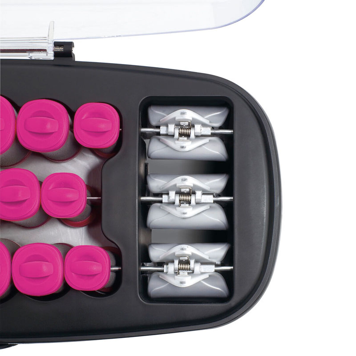 20 Roller Set With Heated Clips