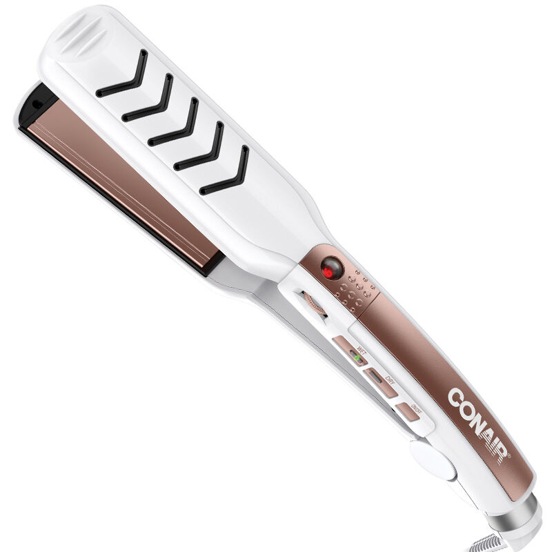 Fer &agrave; lisser de 1 &frac12; po en C&eacute;ramique Double Pour Cheveux Humides ou Secs