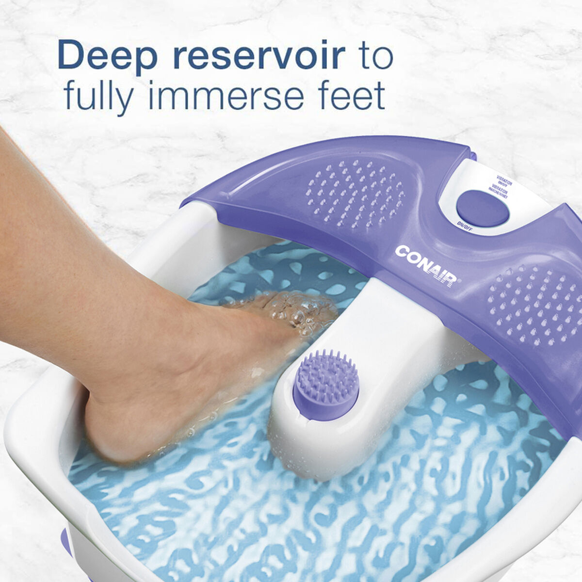 Footbath with vibration