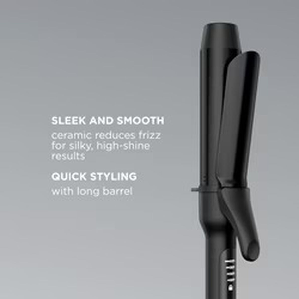 InfinitiPRO by Conair Tourmaline Ceramic Hair Curling Iron, 1.5‑inch Barrel, Black, 1 Pk, , large 3