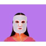 Conair LED Red Light Therapy Facial Mask, Anti‑aging Silicone Facial Mask, White, 1 Pc, , small 9
