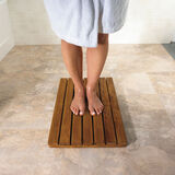 Caillebotis de douche en teck