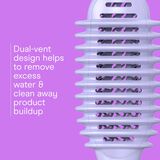 Conair Curl Define Pro Detangler Hair Brush, for Shorter Hair with Loose Curls, Purple, 1 Pk, , small 4