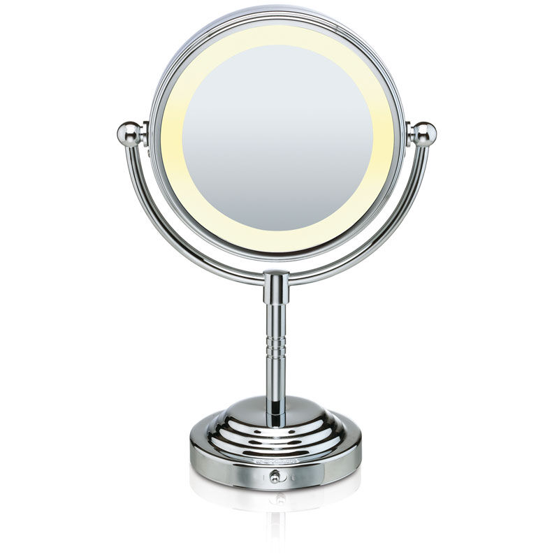 Miroir lumineux, chrome