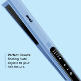 Conair Fer Plat Hyaluronic Infusion, C&eacute;ramique Ionique, Plaques Flottantes 1 Pouce Extra‑Longues, Bleu/Noir, 1 Pk, , small 5