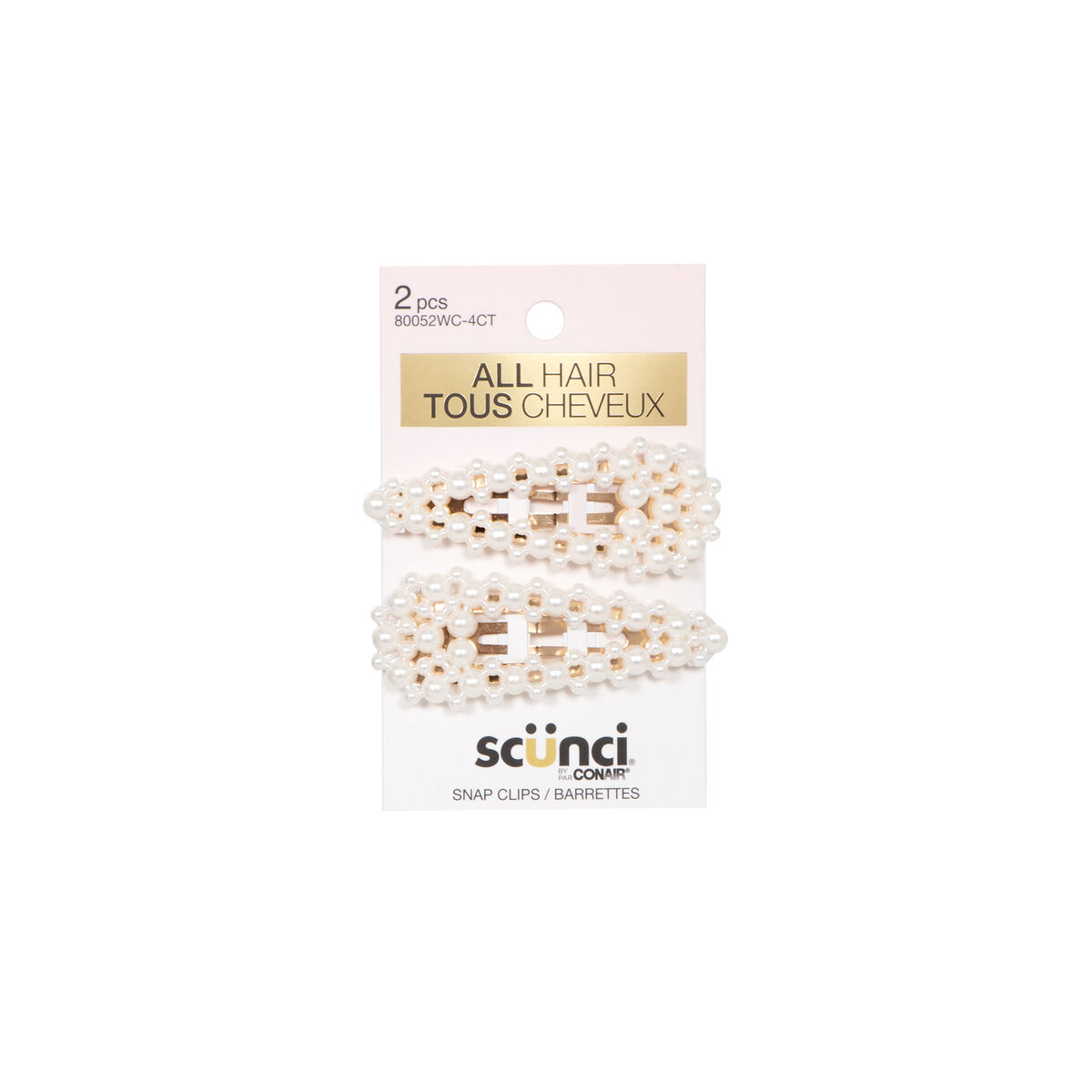 Paquet de 2 barrettes avec perles Sc&uuml;nci, , large 2