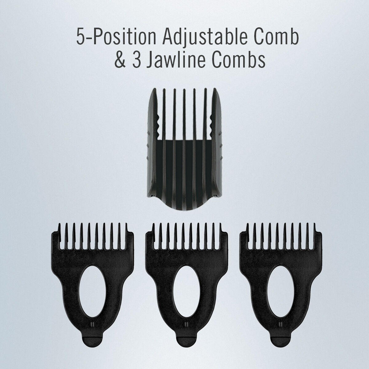 Conair Man Tondeuse Tout-En-Un, Tondeuse Pour Barbe Et Moustache, Tondeuse Nez Et Oreilles, Ensemble De Toilettage Rechargeable, Noir, 1 Paquet, , large 5