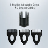 Conair Man Tondeuse Tout-En-Un, Tondeuse Pour Barbe Et Moustache, Tondeuse Nez Et Oreilles, Ensemble De Toilettage Rechargeable, Noir, 1 Paquet, , small 5