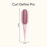 Conair Curl Define Pro Detangler Hair Brush, For Longer Hair with Tight Curls, Pink, 1 Pk, , small 8