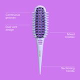 Conair Curl Define Pro Detangler Hair Brush, for Shorter Hair with Loose Curls, Purple, 1 Pk, , small 2