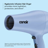 S&eacute;choir Conair Hyaluronic Hydro Boost, c&eacute;ramique ionique, bleu, 1 pi&egrave;ce, , small 3