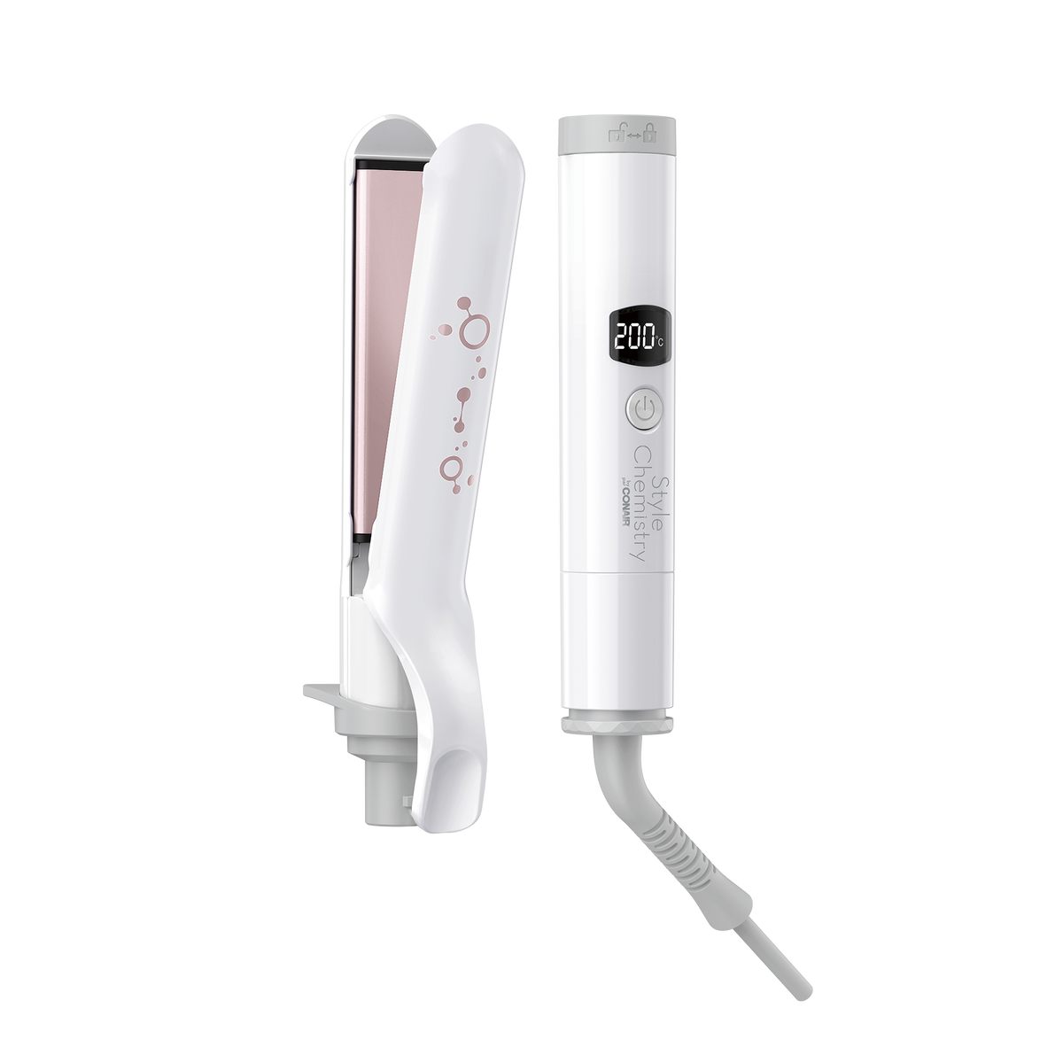 Trousse de d&eacute;part Style Chemistry par Conair&reg; &ndash; poign&eacute;e &eacute;lectrique + fer &agrave; lisser de 1 po
