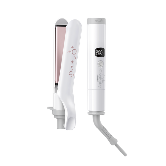 Trousse de départ Style Chemistry par Conair® – poignée électrique + fer à lisser de 1 po, , hi-res - BaByliss
