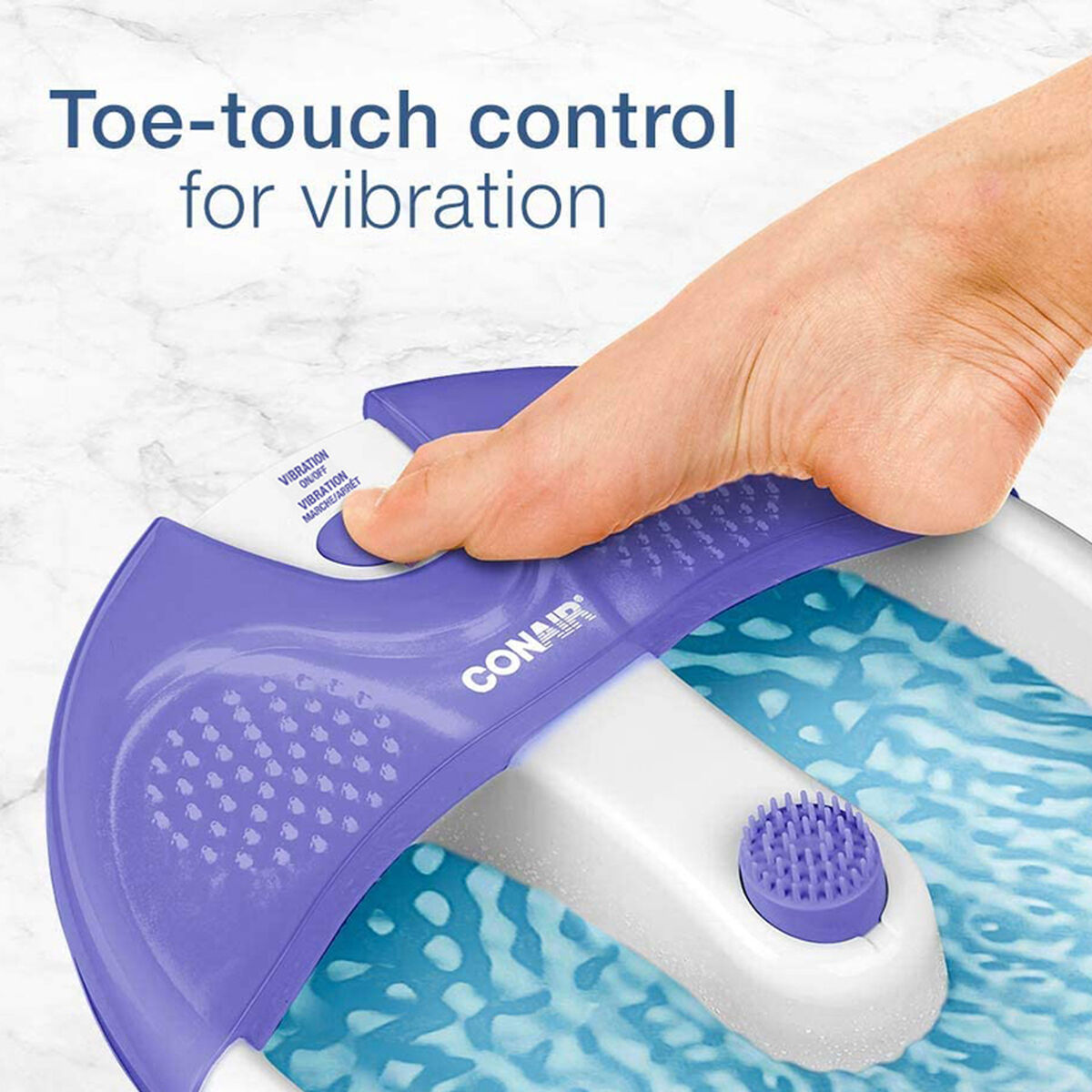 Footbath with vibration