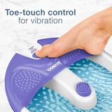 Footbath with vibration