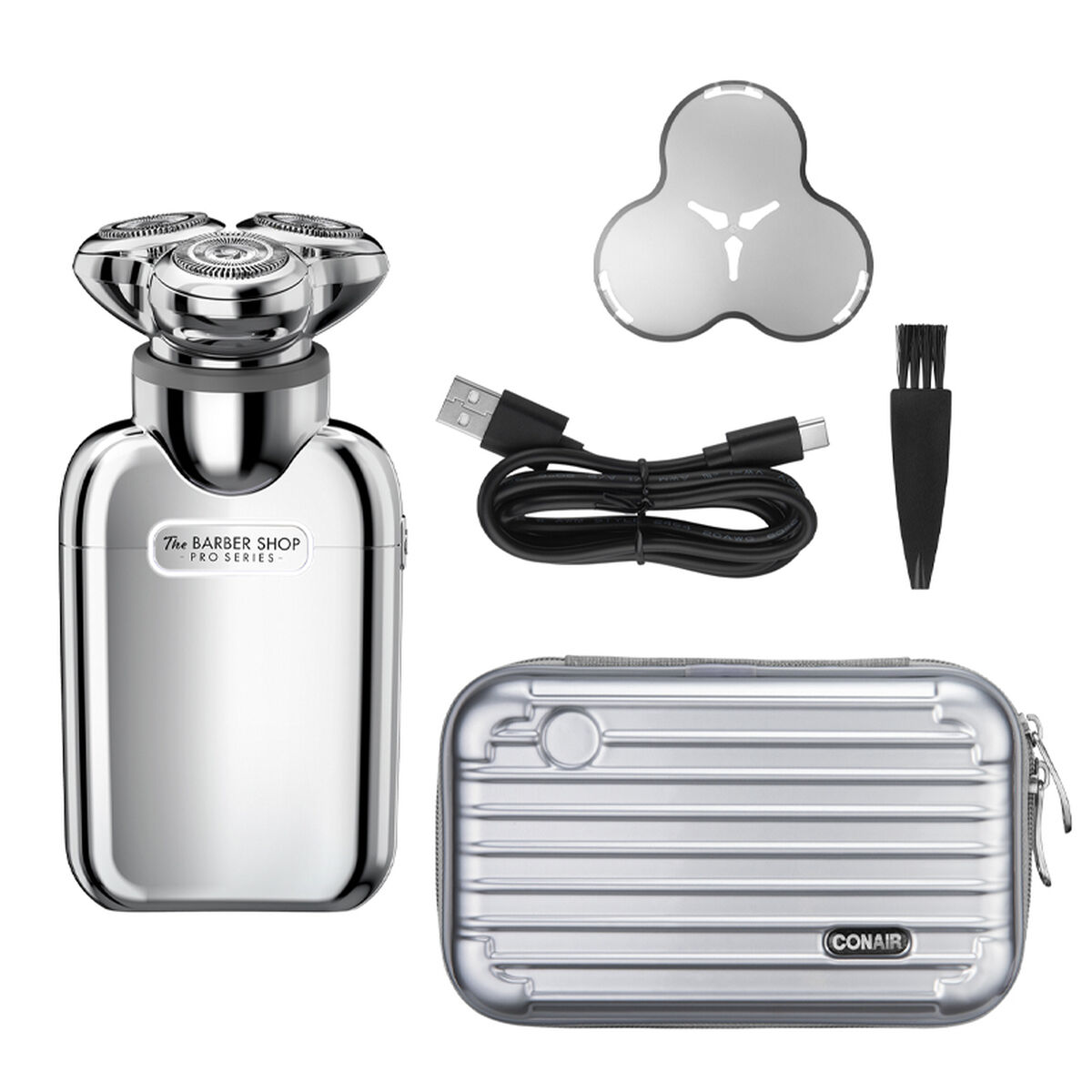 The Barber Shop Pro Metal Series Rotary Shaver