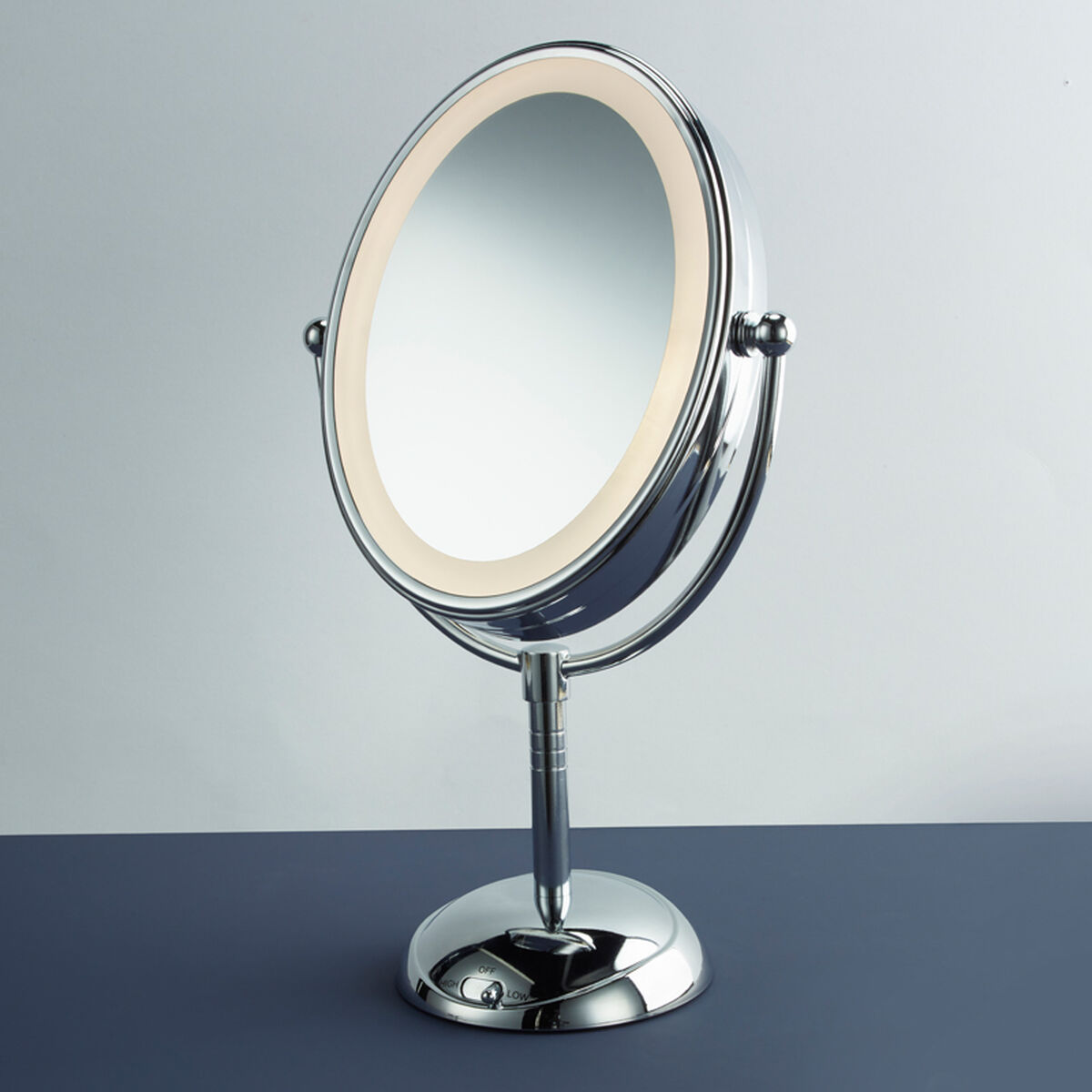 Miroir lumineux oval