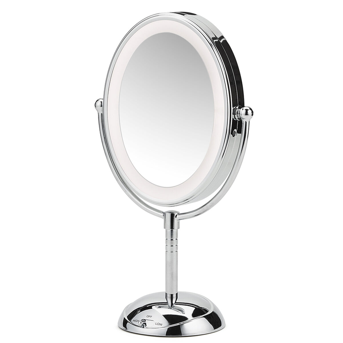 Miroir lumineux oval