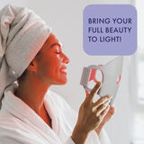 Conair LED Red Light Therapy Facial Mask, Anti‑aging Silicone Facial Mask, White, 1 Pc, , small 3