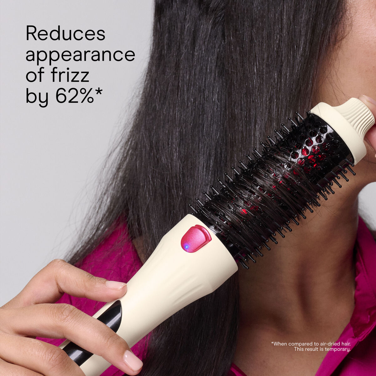Conair Brosse Ronde Thermique Infrarouge, 1.5 po Barril, 4 Temp&eacute;ratures, Affichage LED, Blanc Cass&eacute;, 1 Pk 6