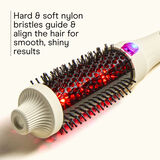 Conair Brosse Ronde Thermique Infrarouge, 1.5 po Barril, 4 Temp&eacute;ratures, Affichage LED, Blanc Cass&eacute;, 1 Pk 4