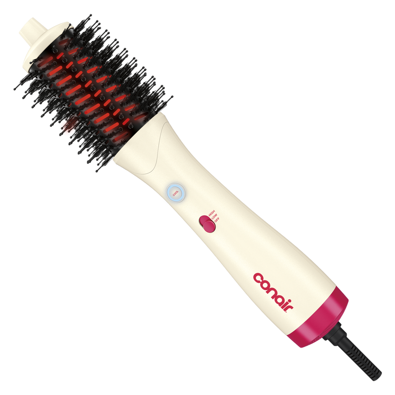 InfinitiPRO by Conair LED Infrared Hot Air Brush, White, 1 Pk