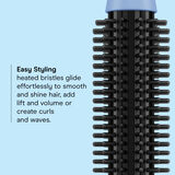Conair Hyaluronic Infusion Ceramic Hot Styling Brush, 1&frac14; inch Barrel, Blue, 1 Pk 5