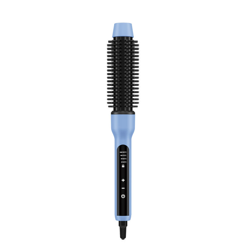 Conair Hyaluronic Infusion Ceramic Hot Styling Brush, 1&frac14; inch Barrel, Blue, 1 Pk