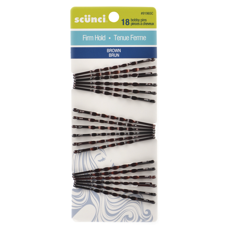 18 Pack Extra Firm Bobby Pin Black, , hi-res - BaByliss