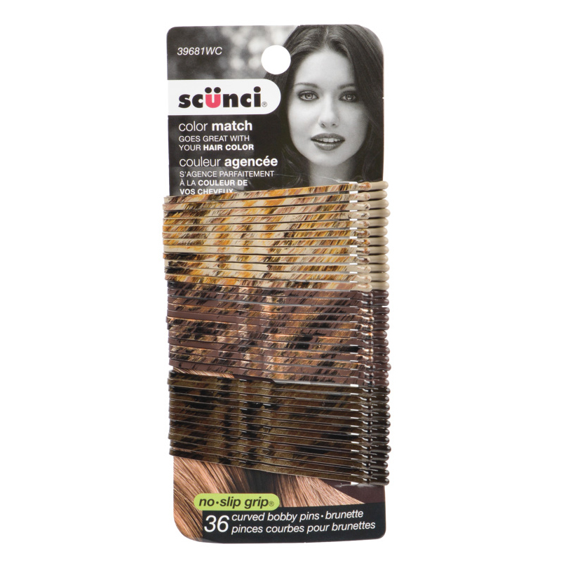 36 Pack Bobby Pins Brunette, , hi-res - BaByliss